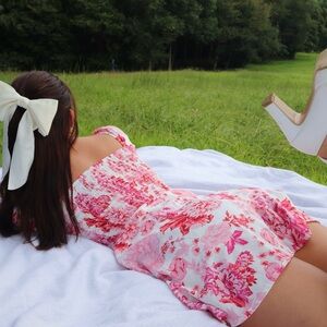 Pink Floral Altard state dress!